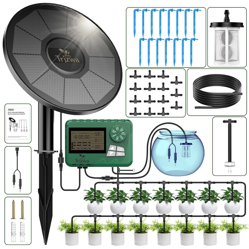 Plant Sensor - معدات الري بالطاقة الشمسية طقم الري