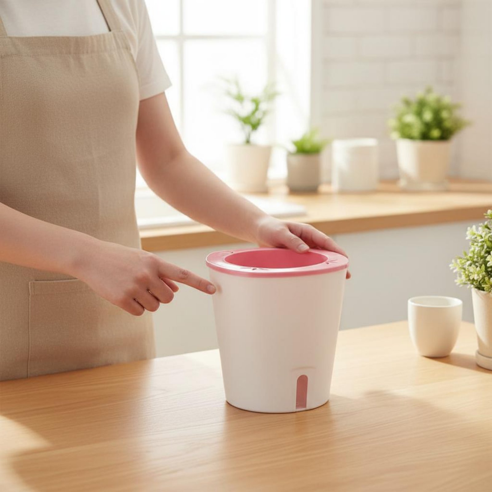 Self Watering Planter - وعاء زراعة ذاتي الري كبير الحجم