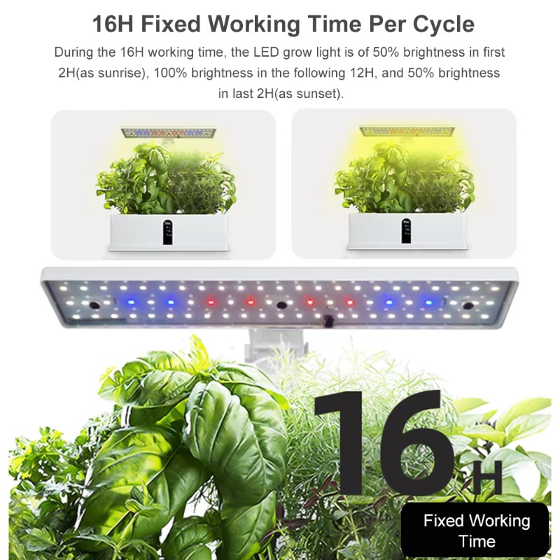 نظام زراعة مائية ذكي بـ 9 وحدا - مراجعة Hydroponic Grow Pod وسعره