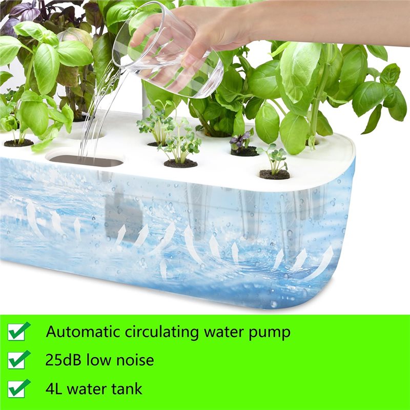 مصباح LED أبيض للنمو النباتي،  - مراجعة Hydroponic Grow Pod وسعره