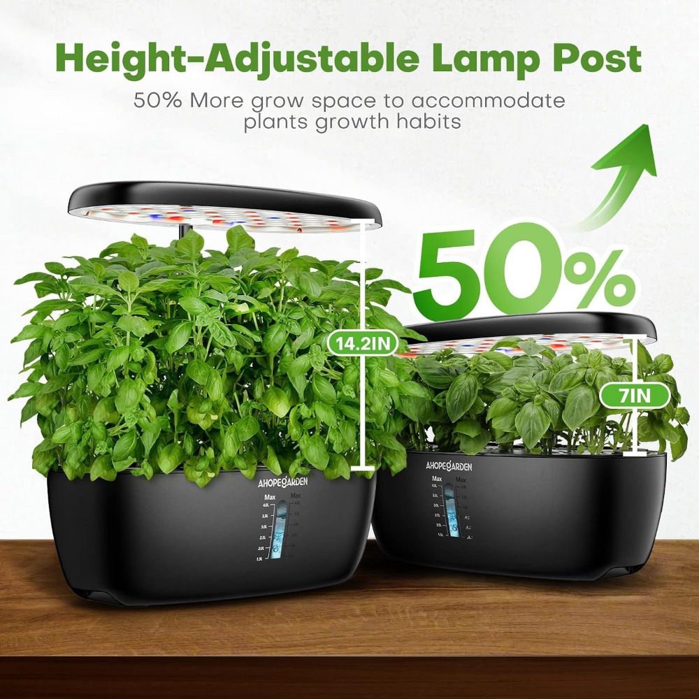 حديقة زراعة مائية بـ 12 وحدة م - مراجعة Indoor Garden Kit وسعره