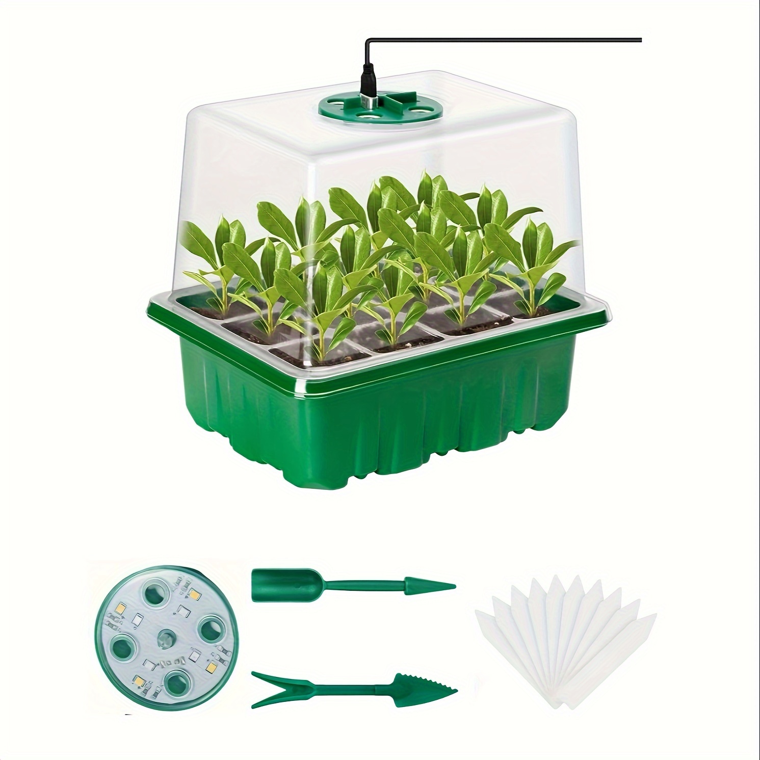 مجموعة بدء زراعة الشتلات - 1/2 - مراجعة Plant Grow Light Full Spectrum وسعره