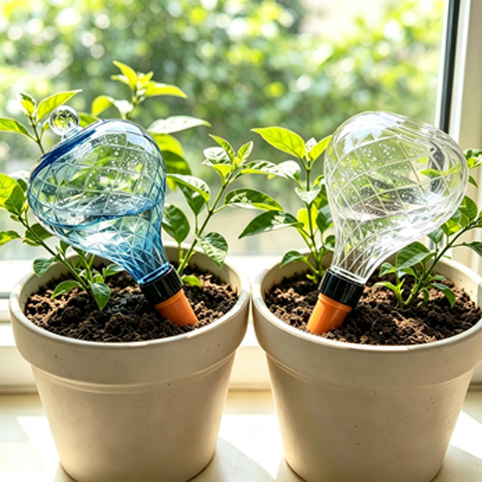 كرات ري ذاتي للنباتات 4 قطع، ج - مراجعة Self Watering Planter وسعره