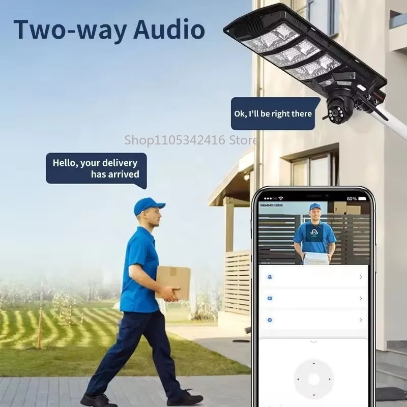 مصباح شارع شمسي ذكي متكامل بقو - مراجعة Garden Camera وسعره